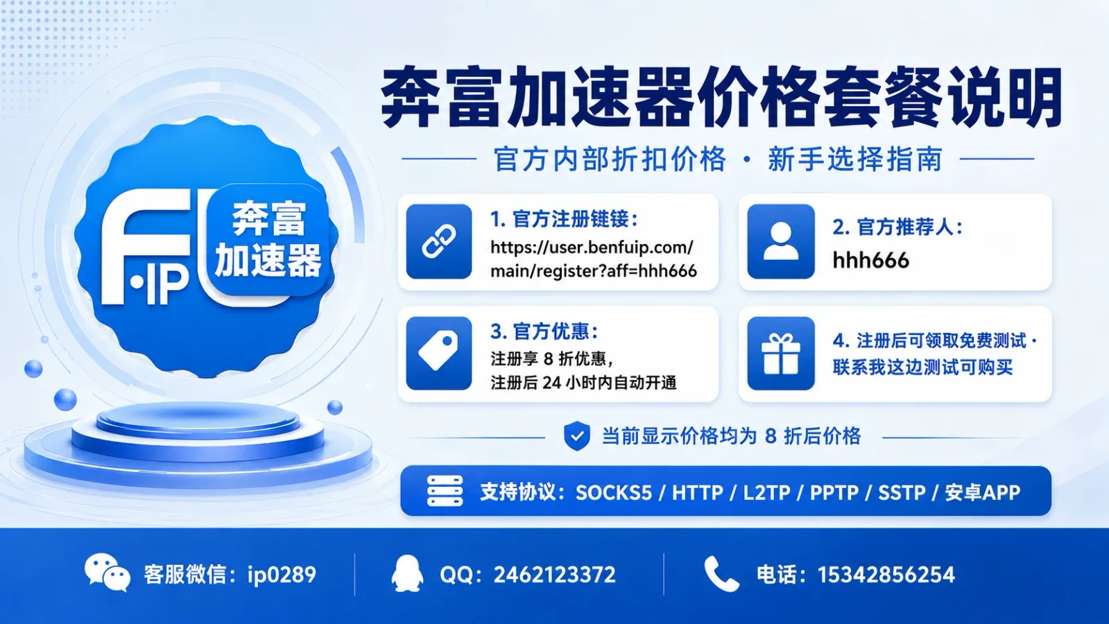 奔富加速器价格套餐说明