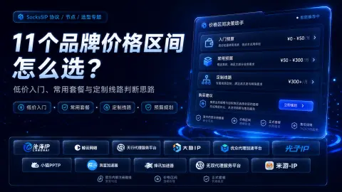 预算不同该怎么选代理 IP？从低成本试用到长期维护的购买思路封面图