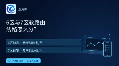 沧海6区与7区软路由线路怎么分？封面