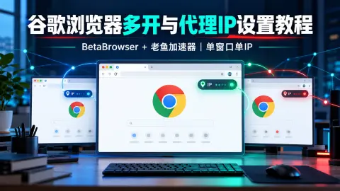 谷歌浏览器多开与代理IP设置教程封面图