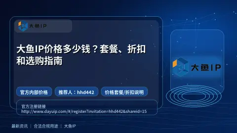 大鱼IP价格多少钱？套餐、折扣和选购指南封面图