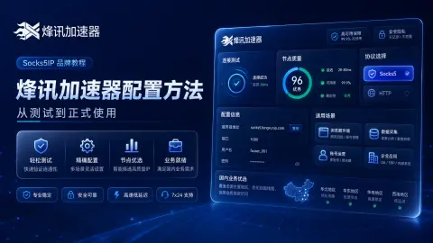 烽讯加速器配置方法：从免费测试到正式使用封面图