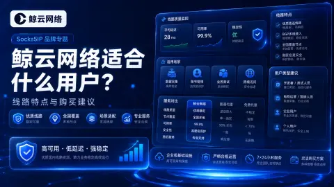 鲸云网络适合什么用户？线路特点与购买建议封面图