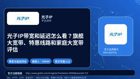 光子IP带宽和延迟怎么看？旗舰大宽带、特惠线路和家庭大宽带评估封面图