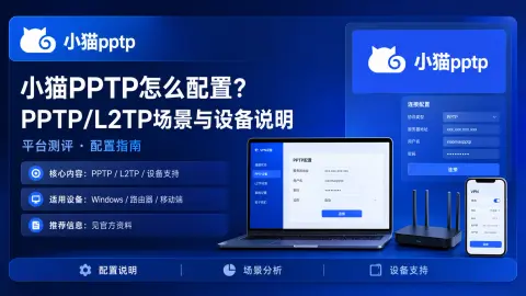 小猫PPTP怎么配置？PPTP/L2TP场景与设备说明封面图