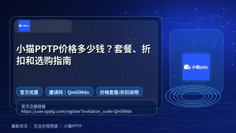 小猫PPTP价格多少钱？套餐、折扣和选购指南封面图